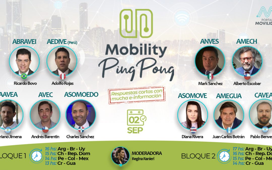 Dos minutos por pregunta: 10 asociaciones latinoamericanas en el «Mobility Ping Pong»