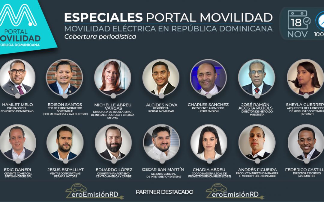 Hoy! Líderes de la Movilidad Eléctrica de República Dominicana se reúnen en un especial de Portal Movilidad