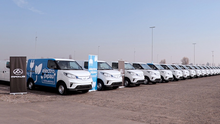 Chile suma 60 vans eléctricas para retail con Maxus, Andes Motors y Transportes Pipau