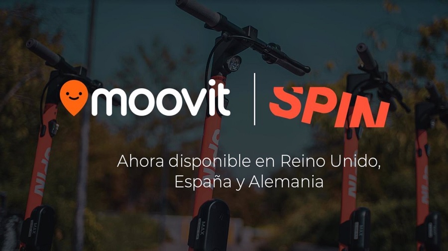 Spin y Moovit ofrecerán una alternativa con scooters eléctricos a sus usuarios