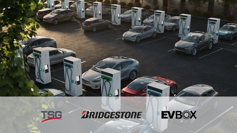 Junto con EVBox Bridgestone instalará 3500 puntos de carga para coches eléctricos