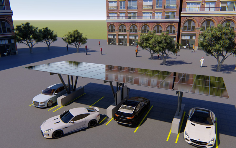 Tendencia: avanzan los parkings para vehículos eléctricos con energía solar en España