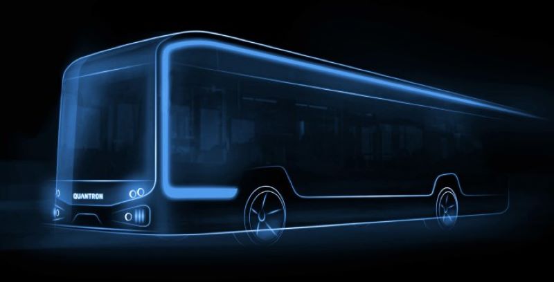 World Premiere: QUANTRON launches electric 12-metre bus