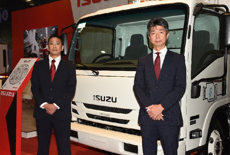 Por primera vez la japonesa Isuzu prueba sus camiones eléctricos en México