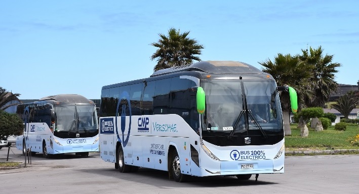 CMP se suma a la lista de mineras chilenas que incorporan buses eléctricos en sus operaciones