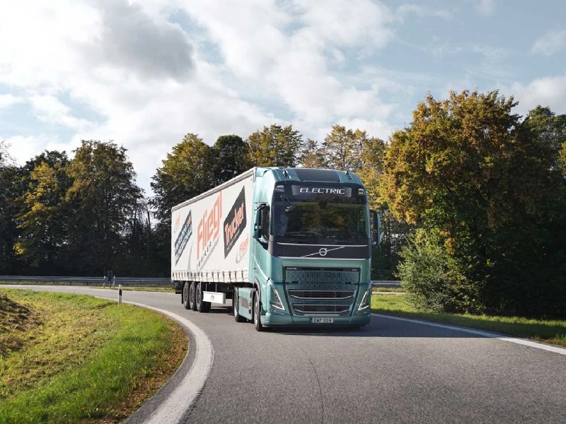 Un test internacional probó el ahorro del camión eléctrico «Volvo FH Electric»