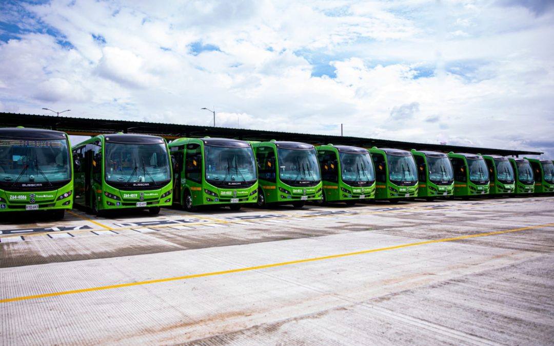 Busscar, BYD and Enel X add 172 electric buses and fifth charging park in Bogota