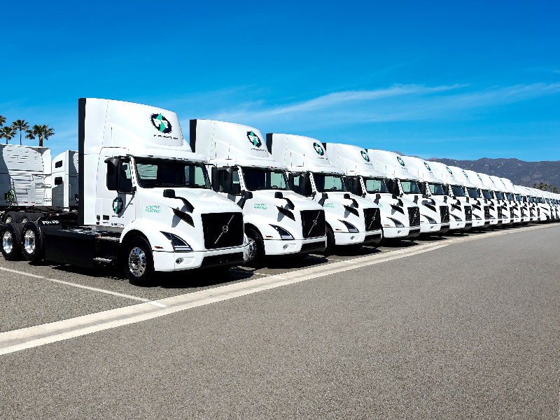 Empresa de logística marca récord de pedidos para Volvo Trucks con 110 camiones eléctricos
