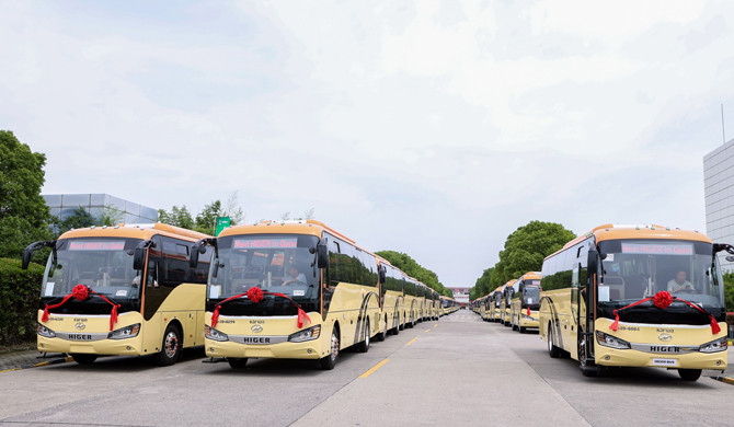 Mundial «sustentable»: Higer Bus entrega 180 buses eléctricos para Qatar 2022