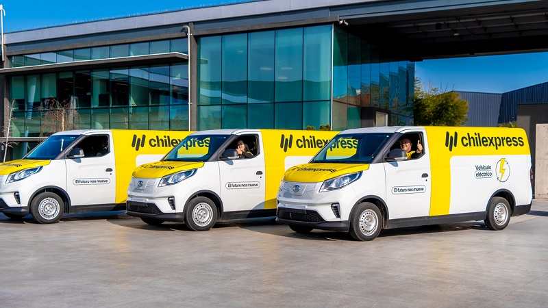 Con 120 vehículos eléctricos de última milla, Chilexpress alcanza flota récord a nivel nacional