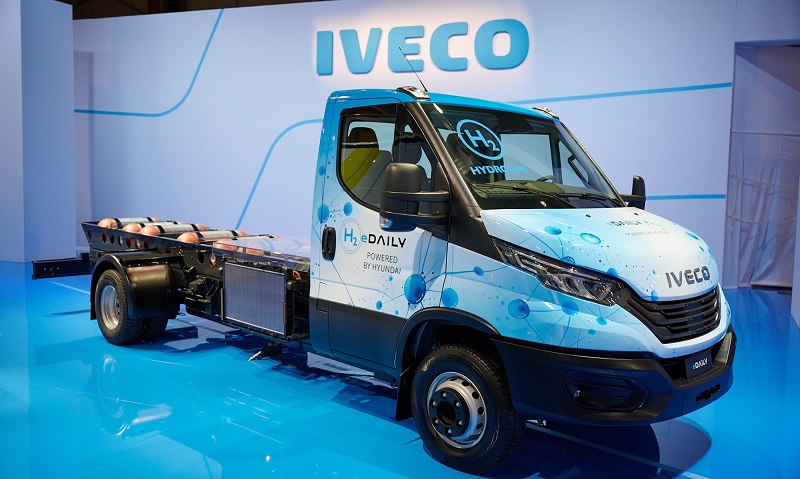 Iveco y Hyundai presentan su primera furgoneta a hidrógeno «clave» para última milla