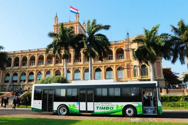 Plan de buses eléctricos podría recibir donación de USD 20 millones en Asunción