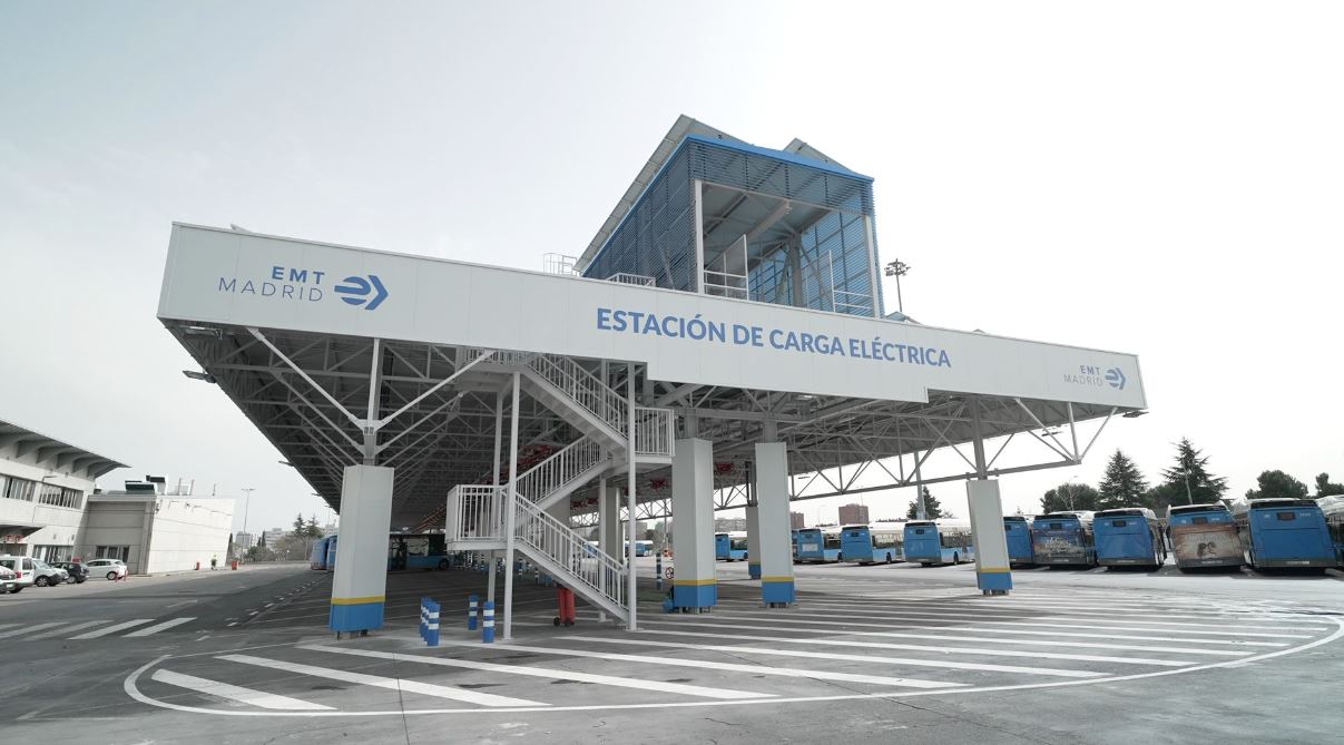 Estación de carga de EMT Madrid