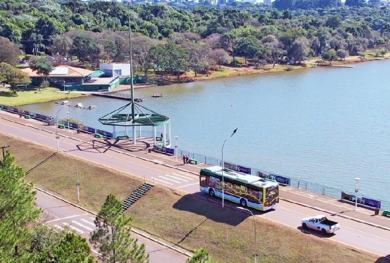 Cascavel é o primeiro município do Brasil a comprar ônibus elétricos