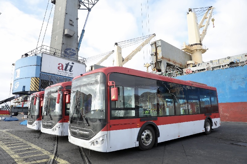 Arriban buses eléctricos a Antofagasta