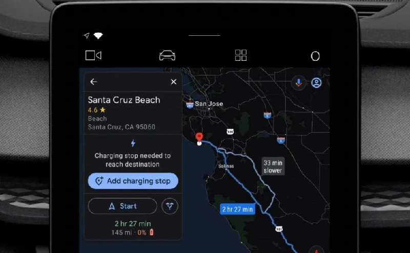 Google Maps dará más información exclusiva a quienes tienen vehículos eléctricos
