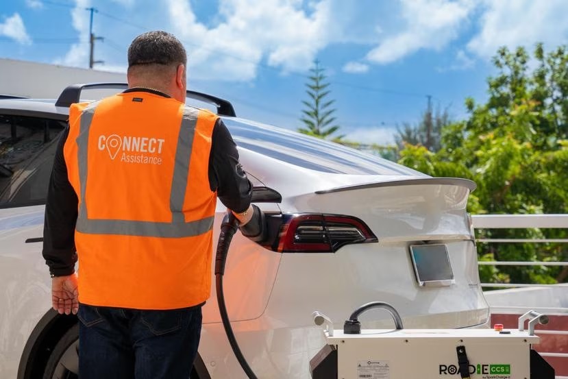 Así funciona Connect Assistance, servicio de recarga de emergencia para vehículos eléctricos