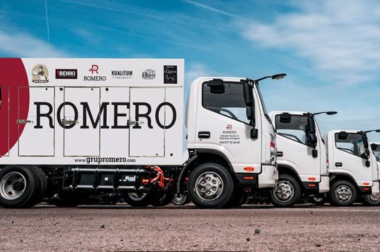 Grup Romero incorpora tres camiones 100% eléctricos a su flota de distribución