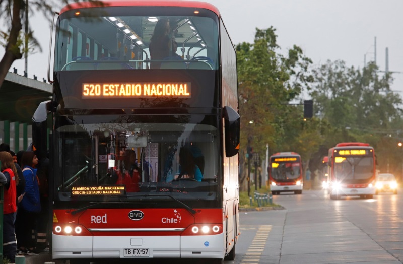 Dentro de la ruta eléctrica, los buses de dos pisos realizan el recorrido 520