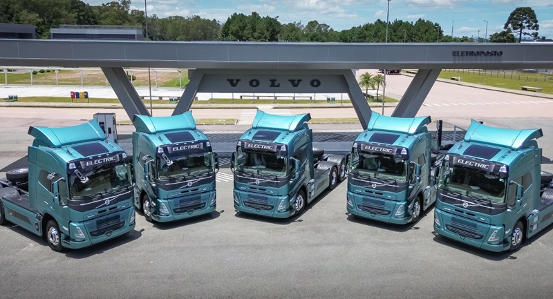 Reiter Log. Volvo faz seu primeiro negócio de caminhões elétricos pesados no Brasil