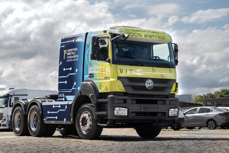 Atlas. Empresa brasileña lanza el primer camión eléctrico pesado fabricado en el país