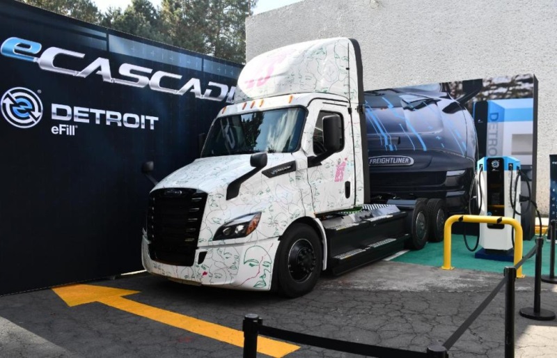 Hito. Daimler Truck celebra «momento histórico» con su primer camión eléctrico Freightliner en Mexico