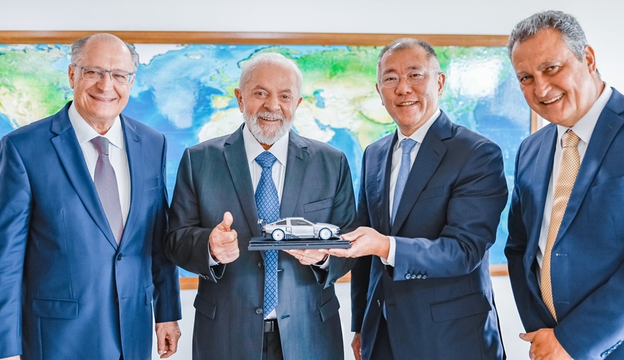 Reunión con Lula. Hyundai invertirá USD 1.100 millones en vehículos eléctricos, híbridos y a hidrógeno en Brasil