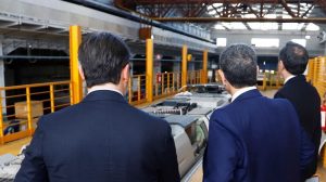 Eugenio Patene y Jorge Macri analizan transporte público eléctrico de Roma