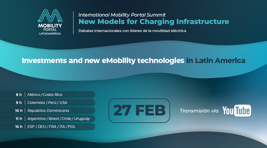 Evento.  Mobility Portal Group abre debate sobre infraestructura de carga en primer «summit» internacional del 2024