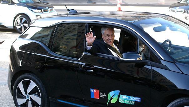 Legado. Piñera, el presidente que puso a Chile en marcha con la electromovilidad