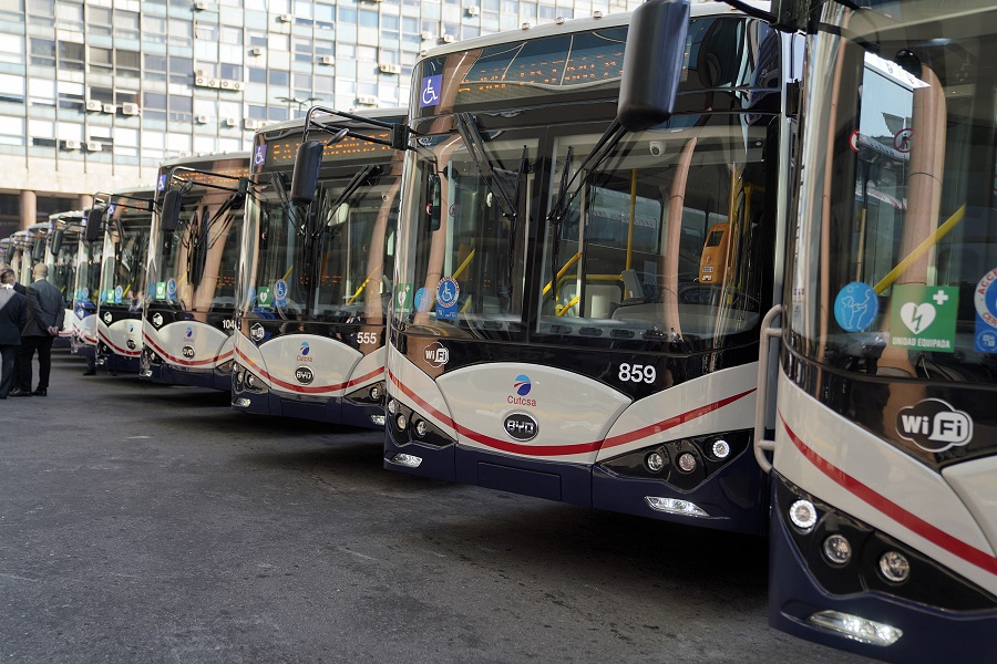 Fideicomiso. Cutcsa firma contrato con 2 fabricantes chinos para compra de 200 buses eléctricos