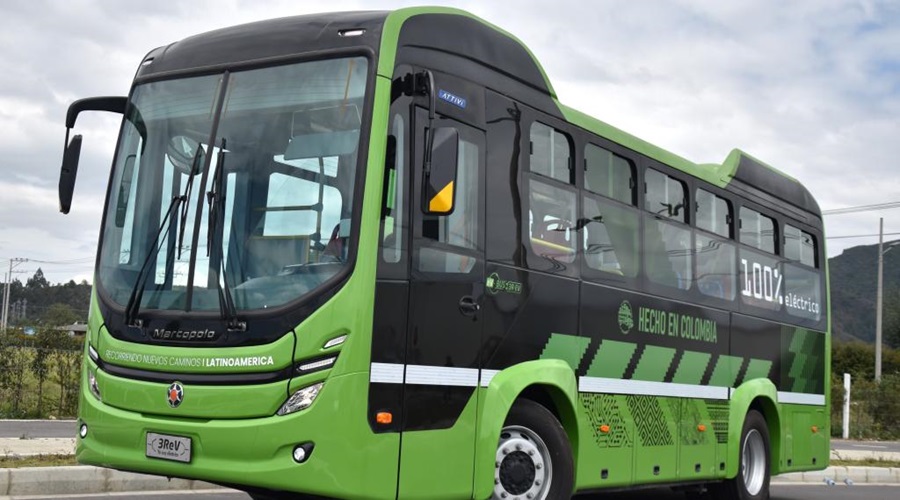 Más oferta.  Marcopolo Superpolo presenta buses eléctricos y de hidrógeno «made in» Colombia