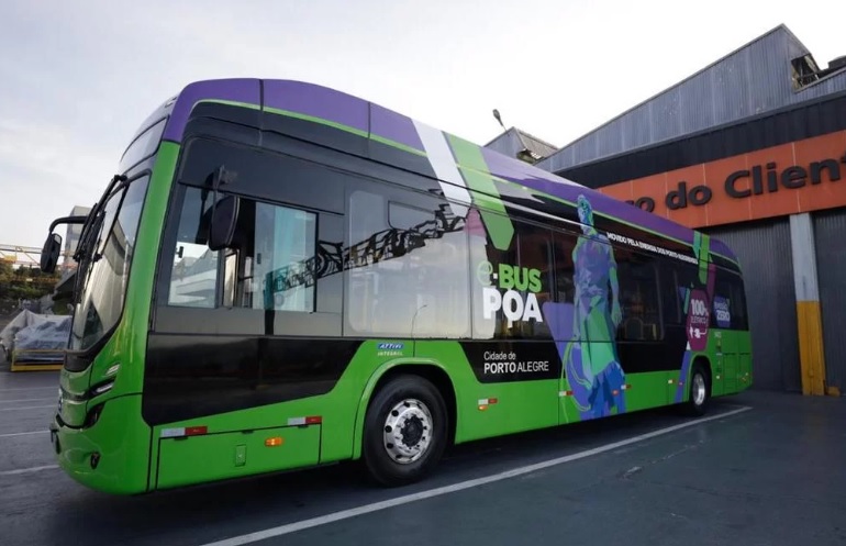 Ponen primera.  Porto Alegre tendrá operativa desde mayo flota de autobuses eléctricos