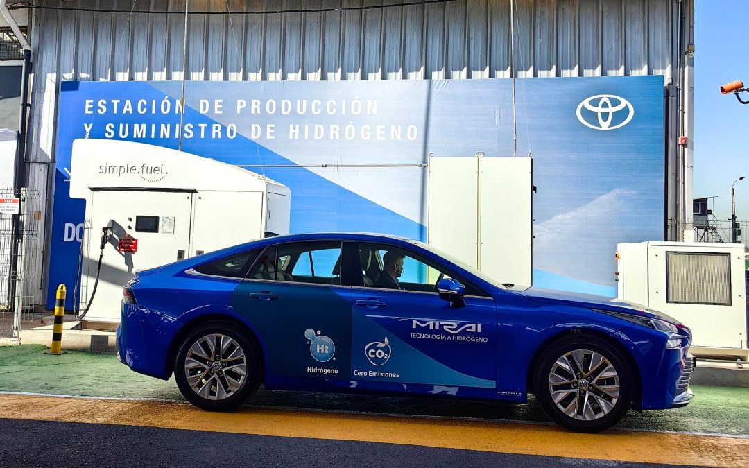 Punto de quiebre. Toyota inauguró en Chile la primera planta de hidrógeno para industria automotriz